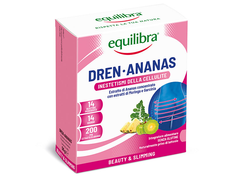 Equilibra Dren Ananas N14 пакетик новый (бромелайн, гарциния)