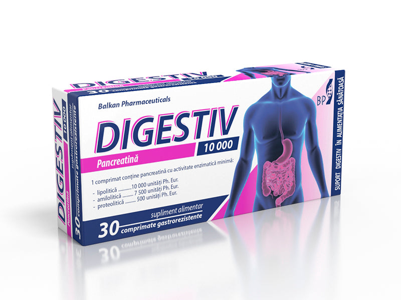 Digestiv (Pancreatina) 10000 comp.gastr.