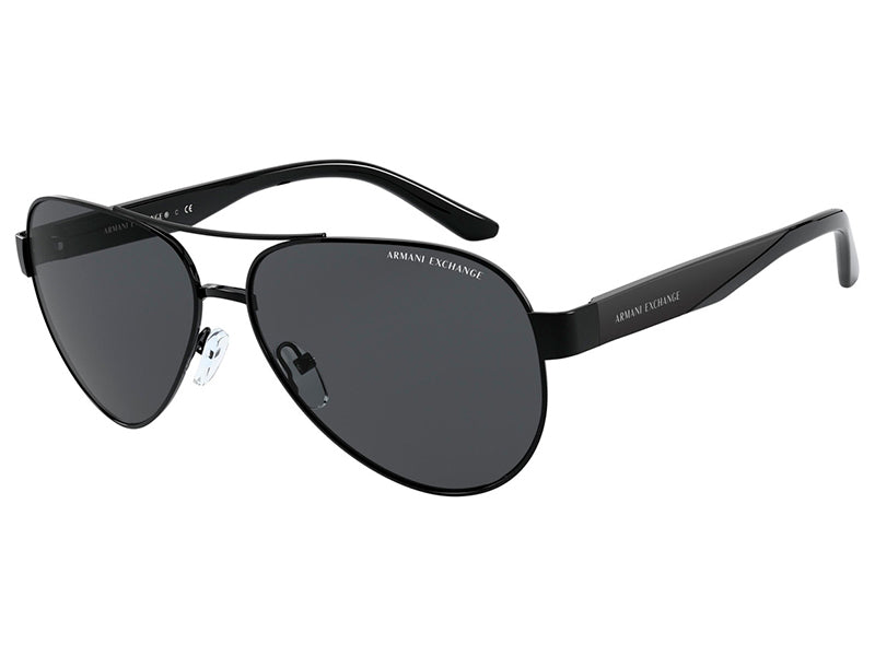 Солнцезащитные очки Armani Exchange AX2034S-600087-59, из металла, мужские