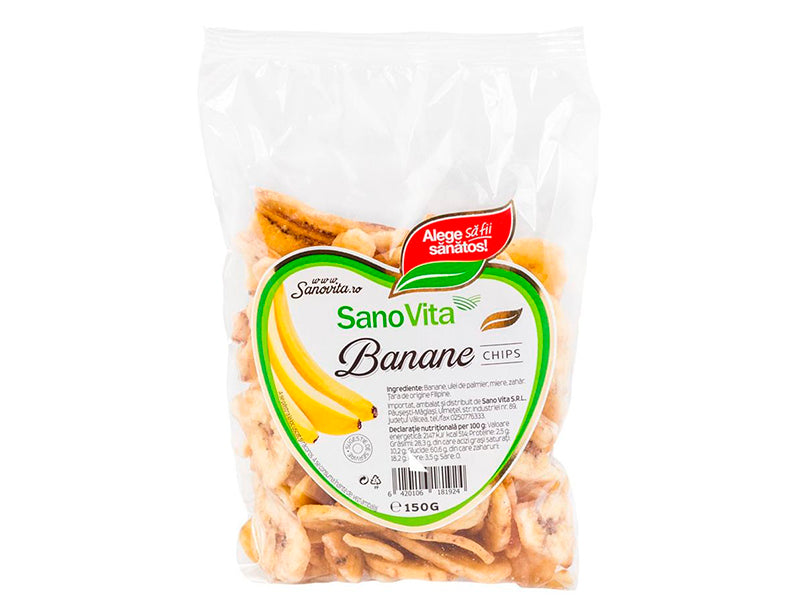 Sano Vita Banane chips 150g