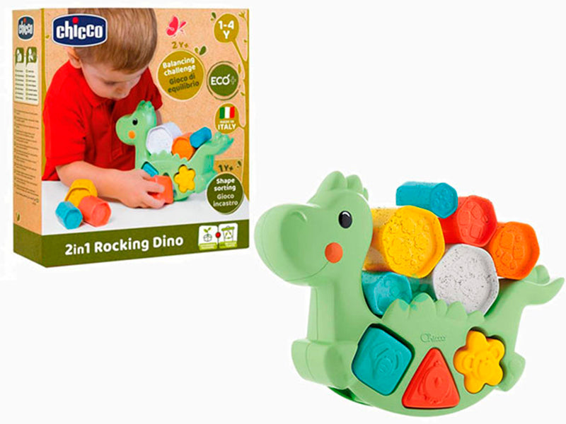 CHICCO Jucarie 2 in 1 Dino ECO+  12-36M 1049910