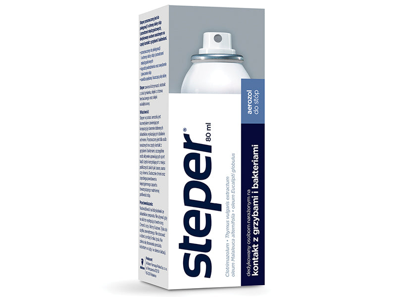 Steper Aerozol antibacterian/antifungic pu picioare 80ml