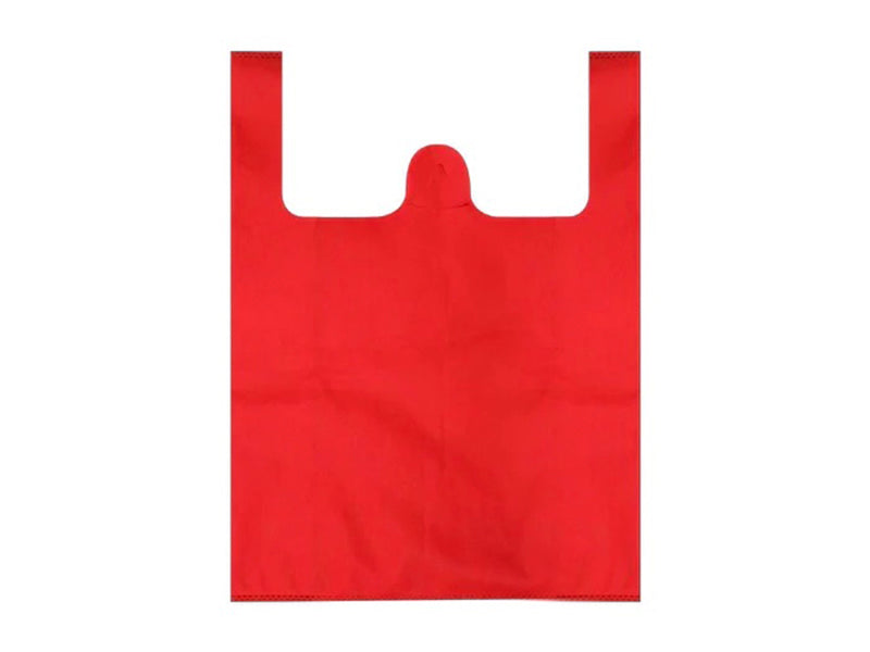Эко сумка на майку 47*26 (красная)