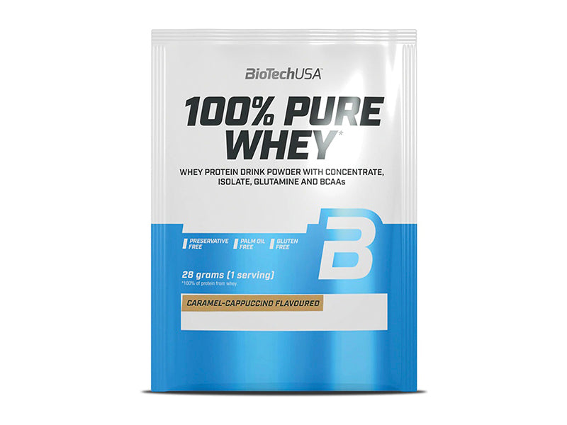 Biotech Протеиновый порошок 100% Pure Whey 28г карамель-капучино