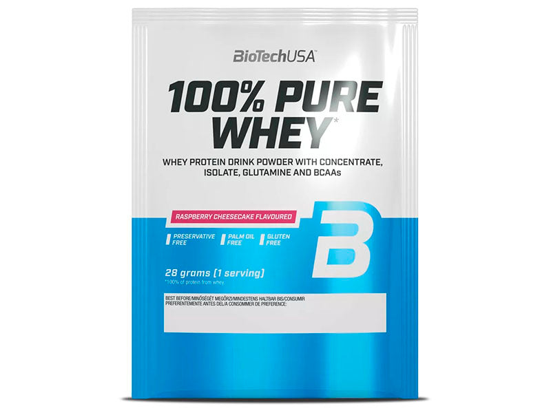 Biotech Pudra proteica 100% Pure Whey 28g cocos-ciocolata
