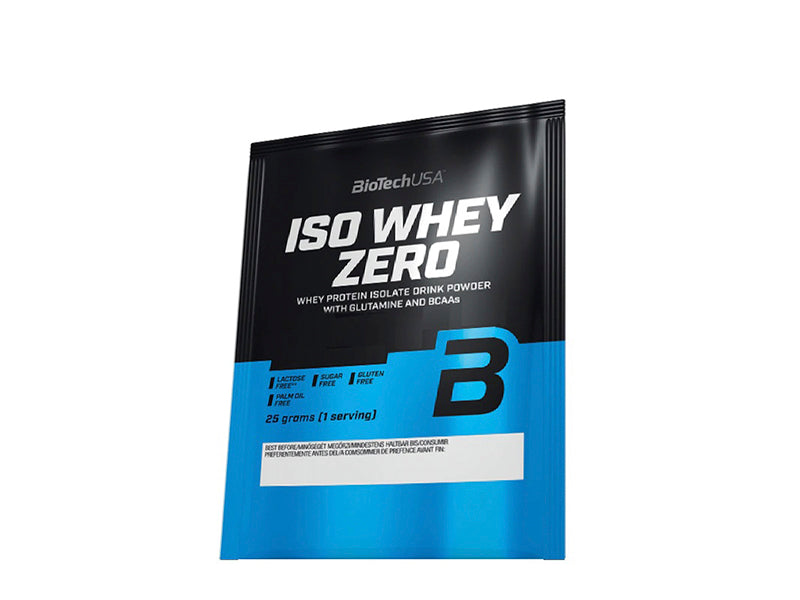 Biotech Pudra proteica Iso Whey Zero fara lactoza 25g alune