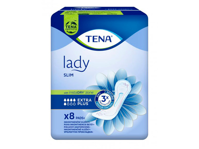 Впитывающие урологические прокладки Tena Lady Slim Extra Plus N8 для женщин