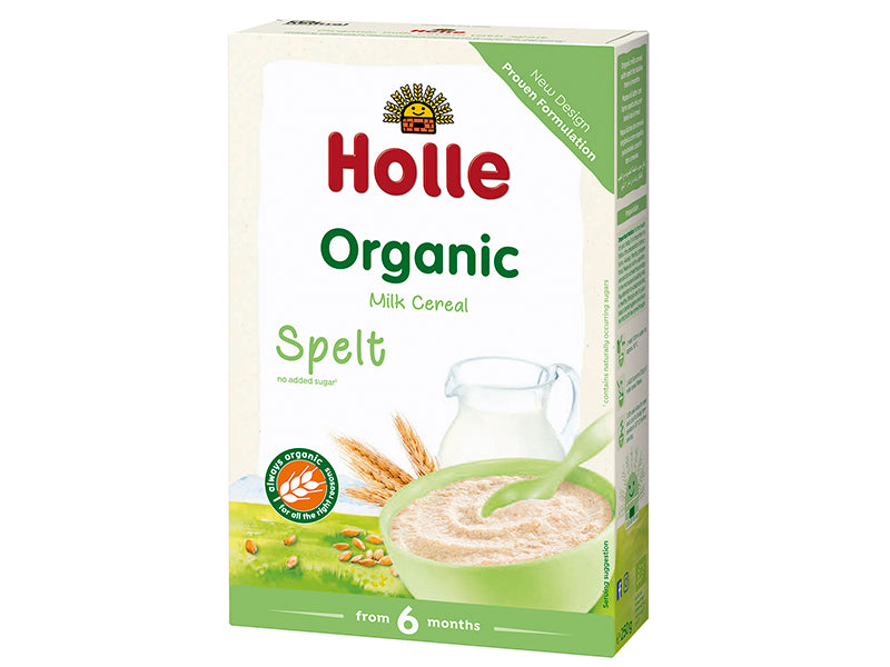 Holle Organic terci cu lapte de griu spelt (6 luni+) 250g