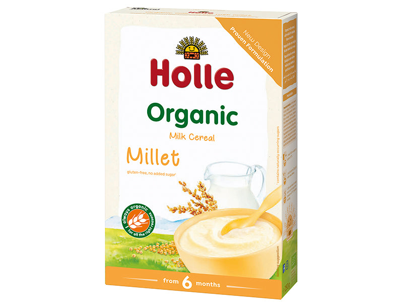 Holle Organic terci cu lapte de mei (6 luni+) 250g