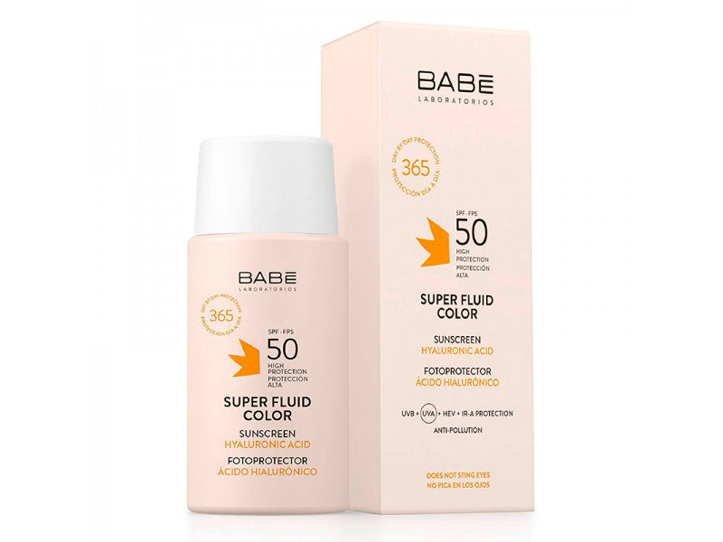 BABE Color флюид солнцезащитный крем для лица SPF 50+ 50мл