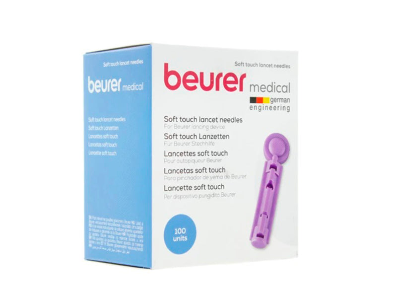 Beurer Lancets п/у глюкометр мягкий (розовый) Beurer (компенсированный)