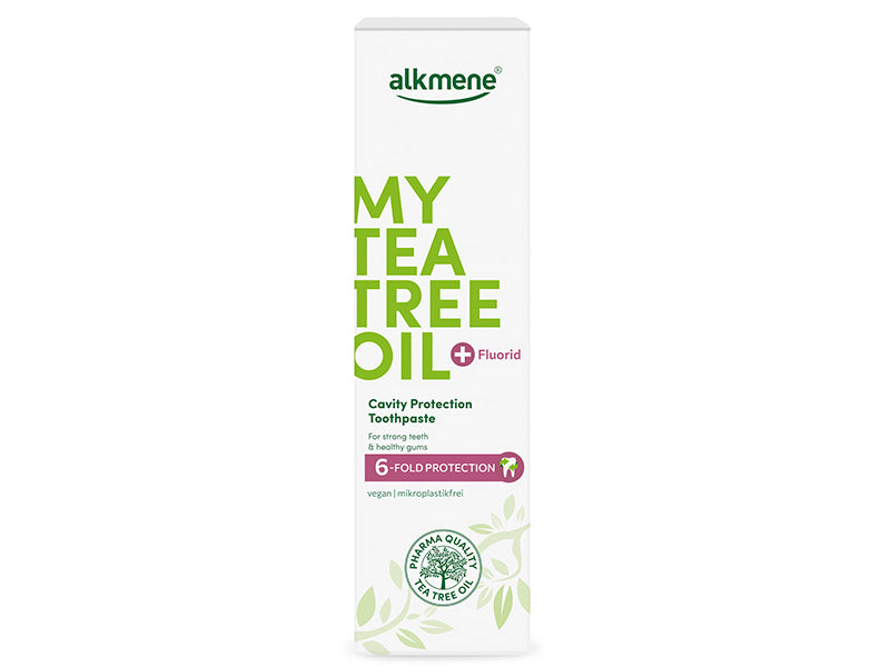 Alkmene Tea Tree Pasta de dinti anti-carie cu ulei de arbore de ceai 100ml