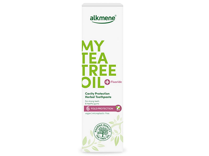 Alkmene Tea Tree Pasta de dinti anti-carie Herbal cu ulei de arbore de ceai 100ml