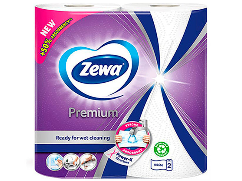 Бумажные полотенца Zewa Premium 2 стр. N2 45 листов