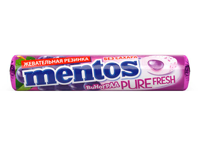 Mentos Gum Виноград 15.5г