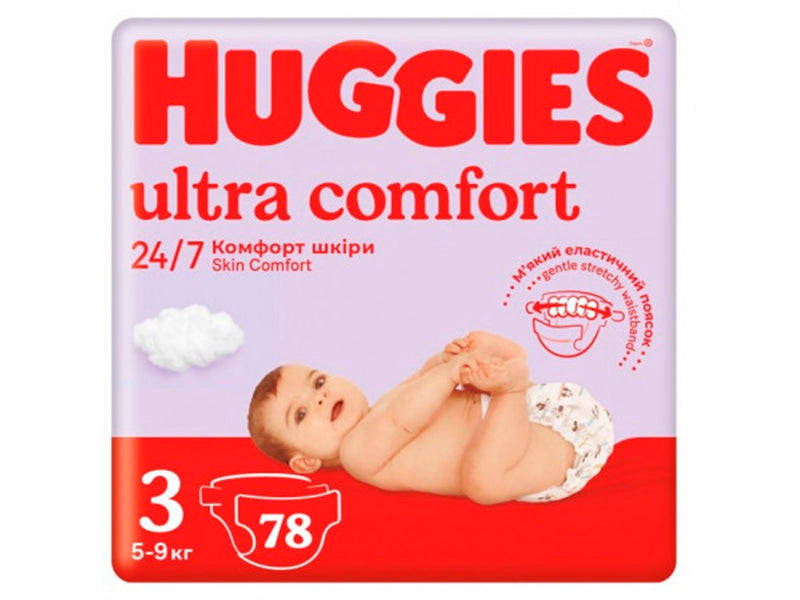 Huggies 3 U/Comf Mega 5-9 кг Унисекс N78