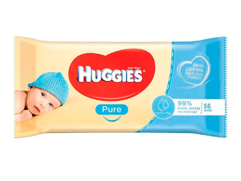 Влажные салфетки Huggies Pure N56