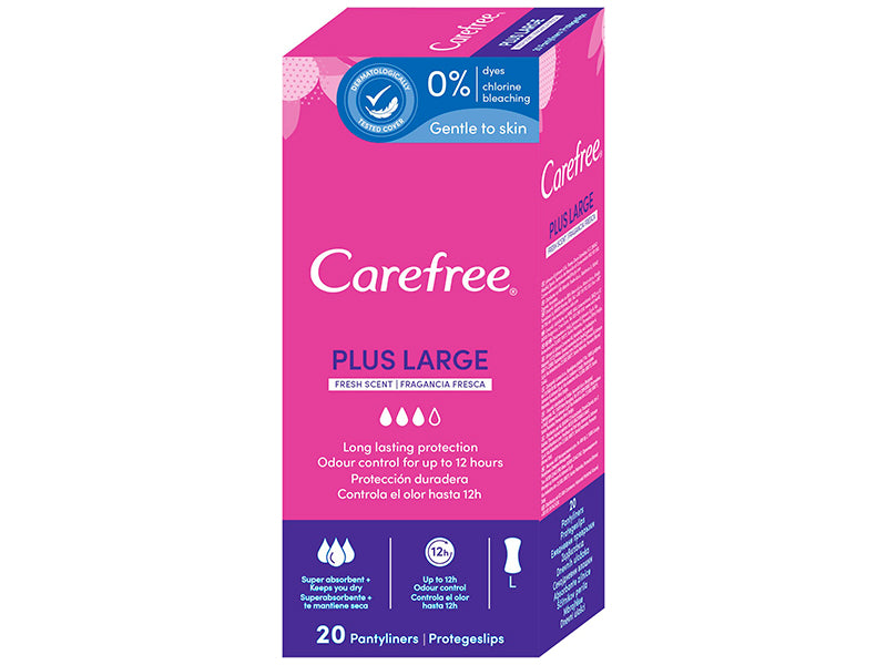Carefree Absorb. zi Large Plus Fresh deo N20
