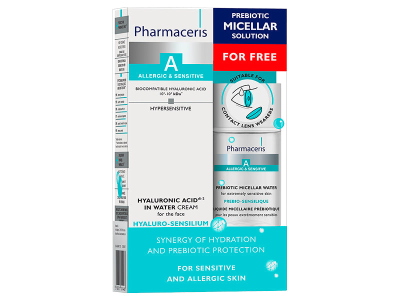 Pharmaceris Set A Crema cu Acid Hyaluronic+Lotiune micelara