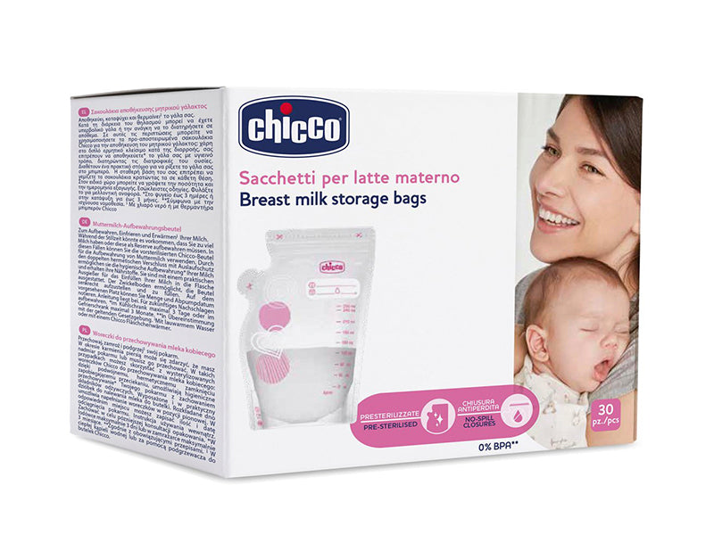 Chicco Пакеты для хранения грудного молока 30 шт.