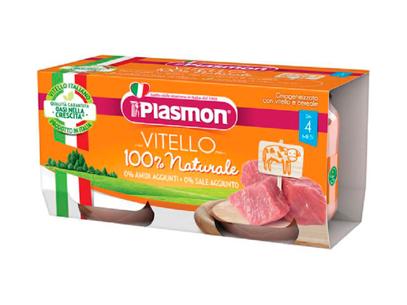 Plasmon Pireu carne de vitel 80gr N2