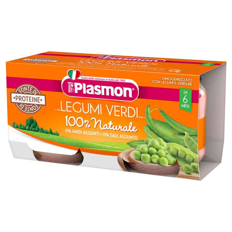 Plasmon Pireu legume verzi 80gr N2