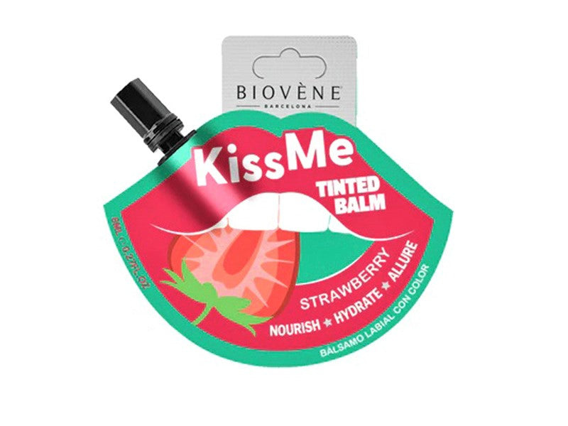 Biovene Glow Kiss Balsam hidratant-nutritiv pu buze Capsuna 8ml