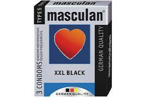 Masculan XX Black Prezervative (5277698261132)