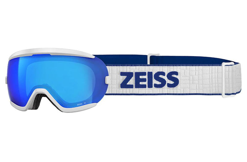 Ski Snow Goggles Junior, White-ML Blue, GGG04JN