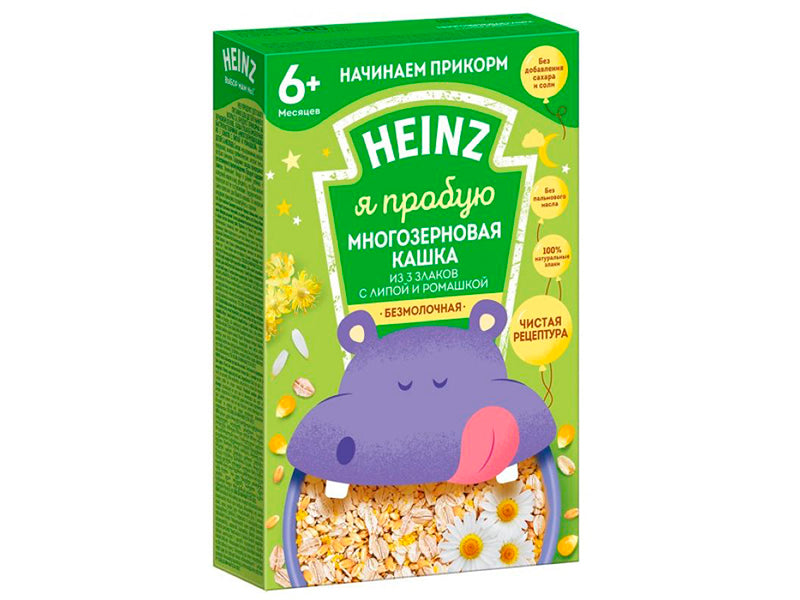 Heinz Terci 3 Cereale tei,Musetel 180gr