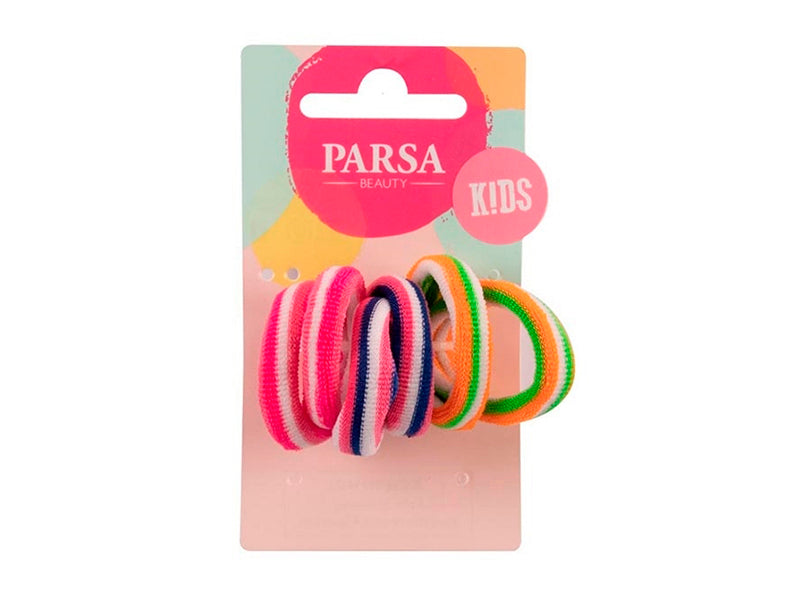 Заколки-резинки для волос Parsa Kids для цветных детей 6шт.
