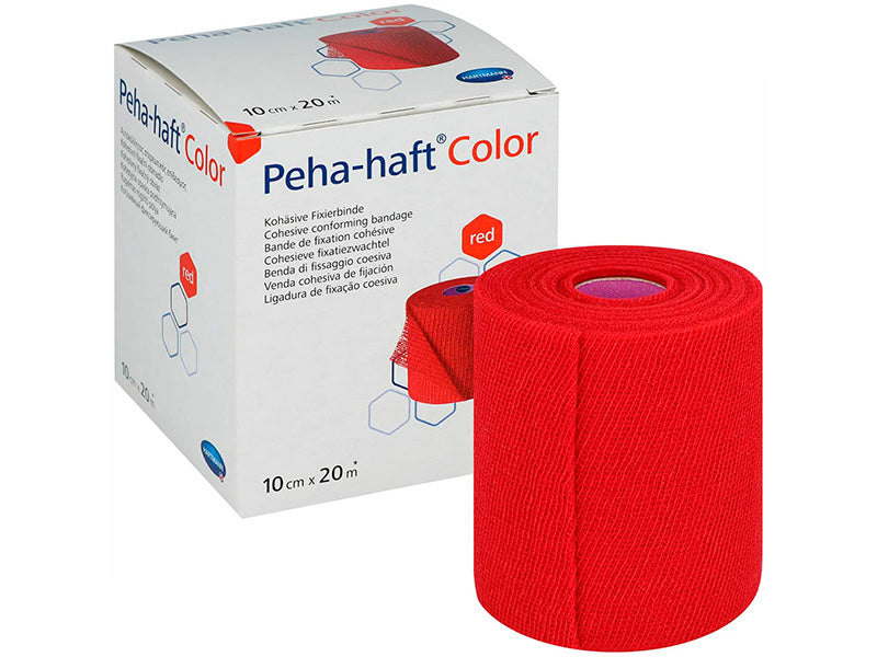 Hartmann Peha-haft Bandaj elastic de fixare Rosu 10cm x 20m 9324622