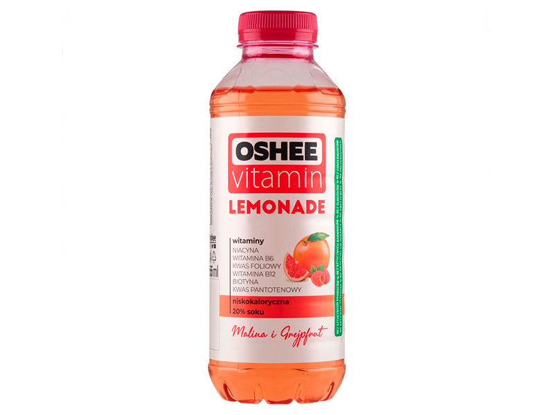Oshee Vitamin Limonade zmeura/grapefruit 555 ml