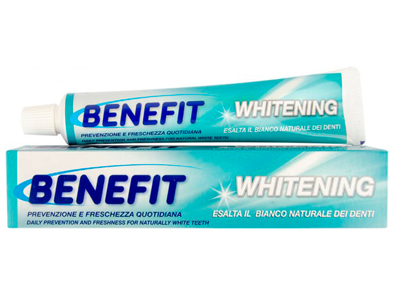 Зубная паста Benefit отбеливающая 75мл