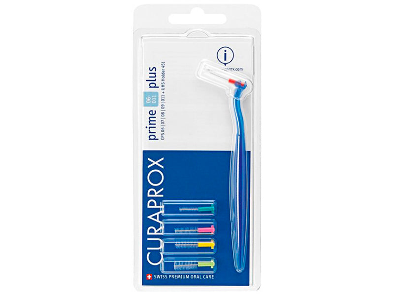 Межзубная щетка CURAPROX CPS CPS mix 06, 07, 08, 09, 011 + ручка Prime plus