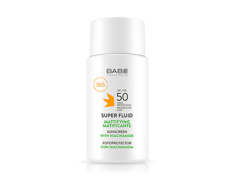 BABE Crema de fata Sunscreen Super fluid matifiant SPF 50 50ml