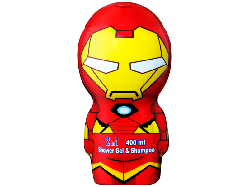 Air-Val Iron Man Gel de dus & Sampon 2in1 2D 400ml P009048