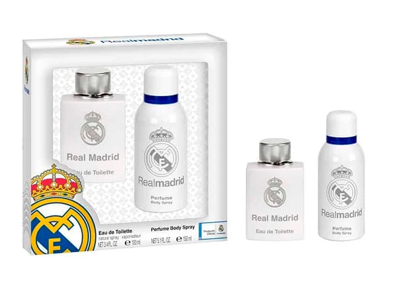 Air-Val Real Madrid Set Apa de toaleta 100ml + Spray de corp cu parfum 150ml P005429