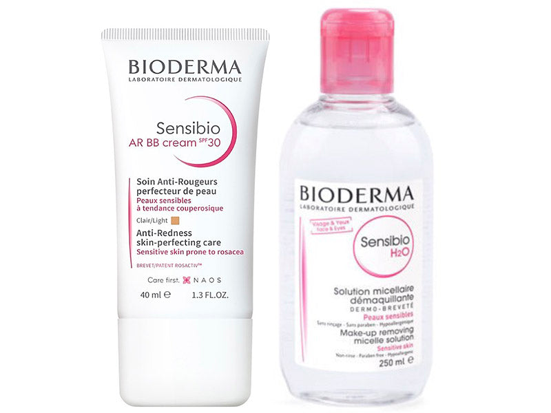 Bioderma Sensibio AR BB crema 40ml+Sensibio H2O 250ml (-50% din al doi-lea produs)