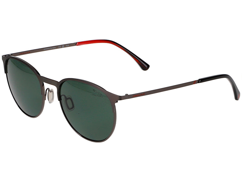 Солнцезащитные очки JAGUAR 37820-4200-52-19-145, из металла, мужские