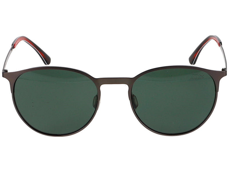 Солнцезащитные очки JAGUAR 37820-4200-52-19-145, из металла, мужские