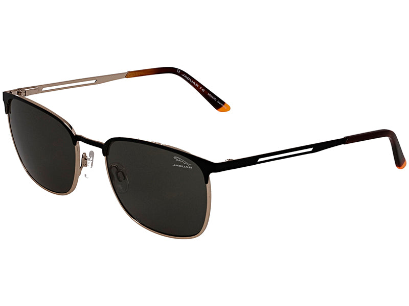 Солнцезащитные очки JAGUAR 37592-6100-55-19-145, из металла, мужские