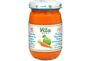 Vita Baby Pireu Mere Morcov 180g (5277743415436)