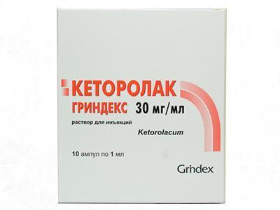 Ketorolac-Grindeks 30mg/ml sol.inj. 1ml