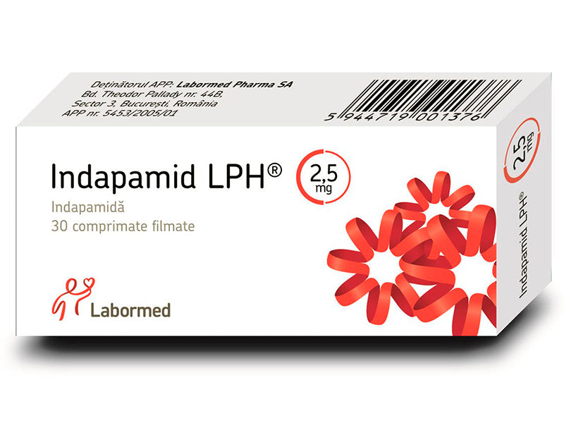 Индапамид LPH 2,5 мг comp.film.elib.prolong.