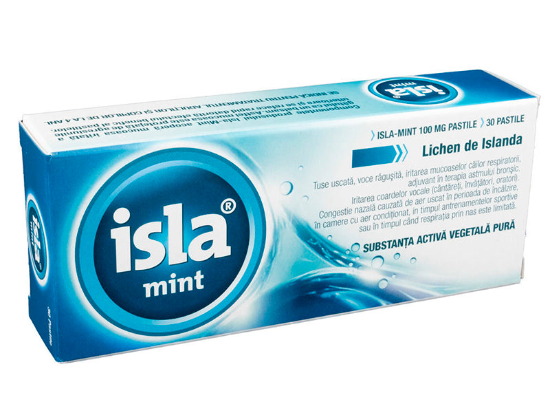 Isla Mint herbal lozenges 80mg pastile