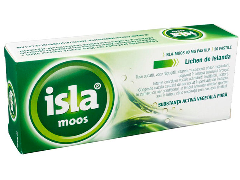 Isla Moos herbal lozenges 80mg pastile
