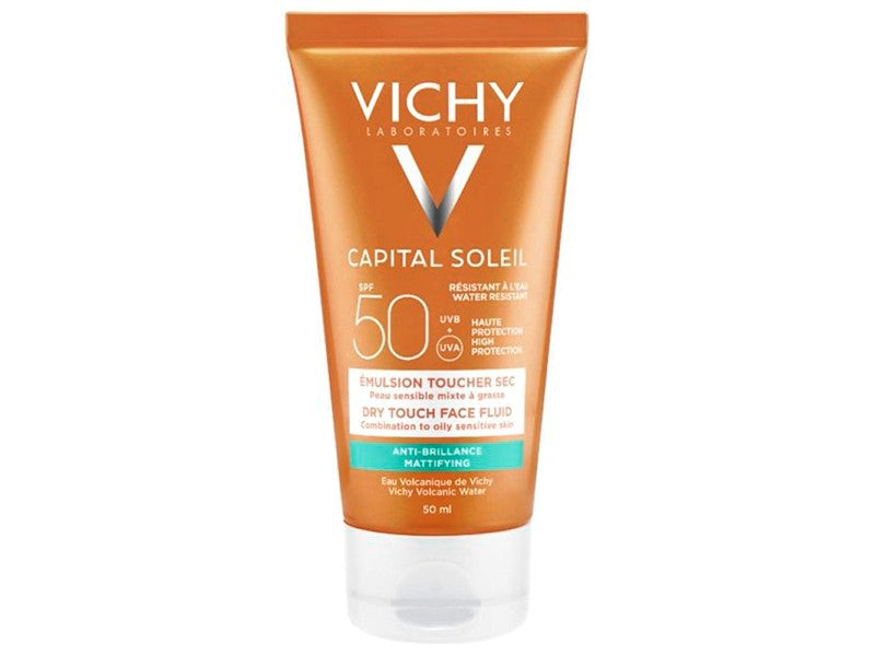Vichy Capital Soleil Матирующая эмульсия для лица Dry Touch SPF50+ 50мл