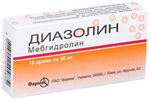 Diazolin 50mg dr.