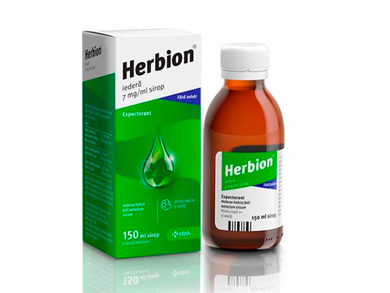 Гербион Плющ 7 мг/мл сироп 150мл